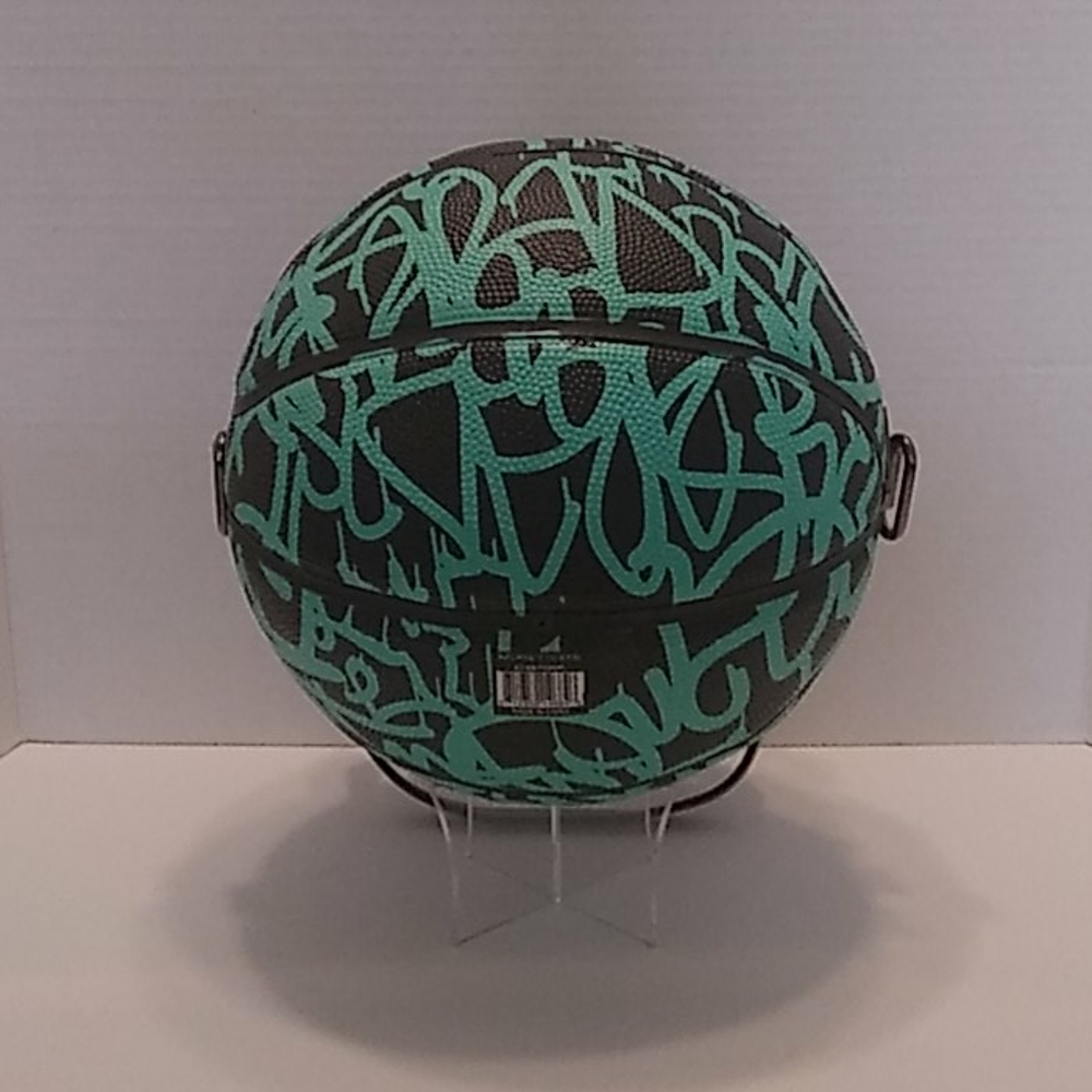 NWT HANDMADE Graffiti And1 Black&Mint Basketball Purse 🏀 - Picture 13 of 16